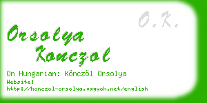orsolya konczol business card